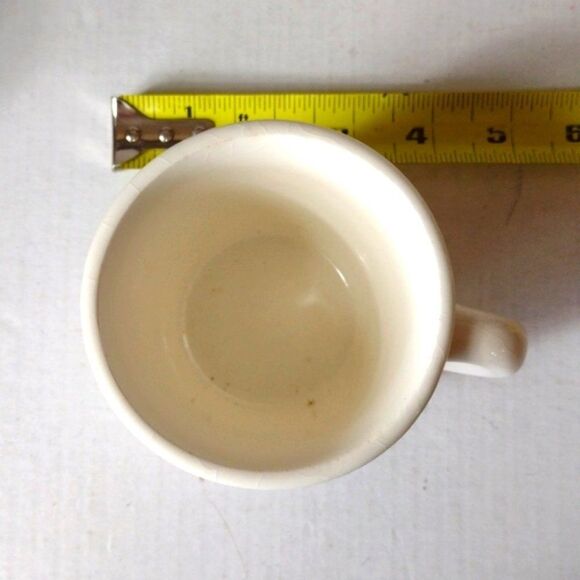 Vintage c1950s Children's‎ Ceramic Handled Cup and Saucer Prayer Grace Religious - Picture 11 of 12